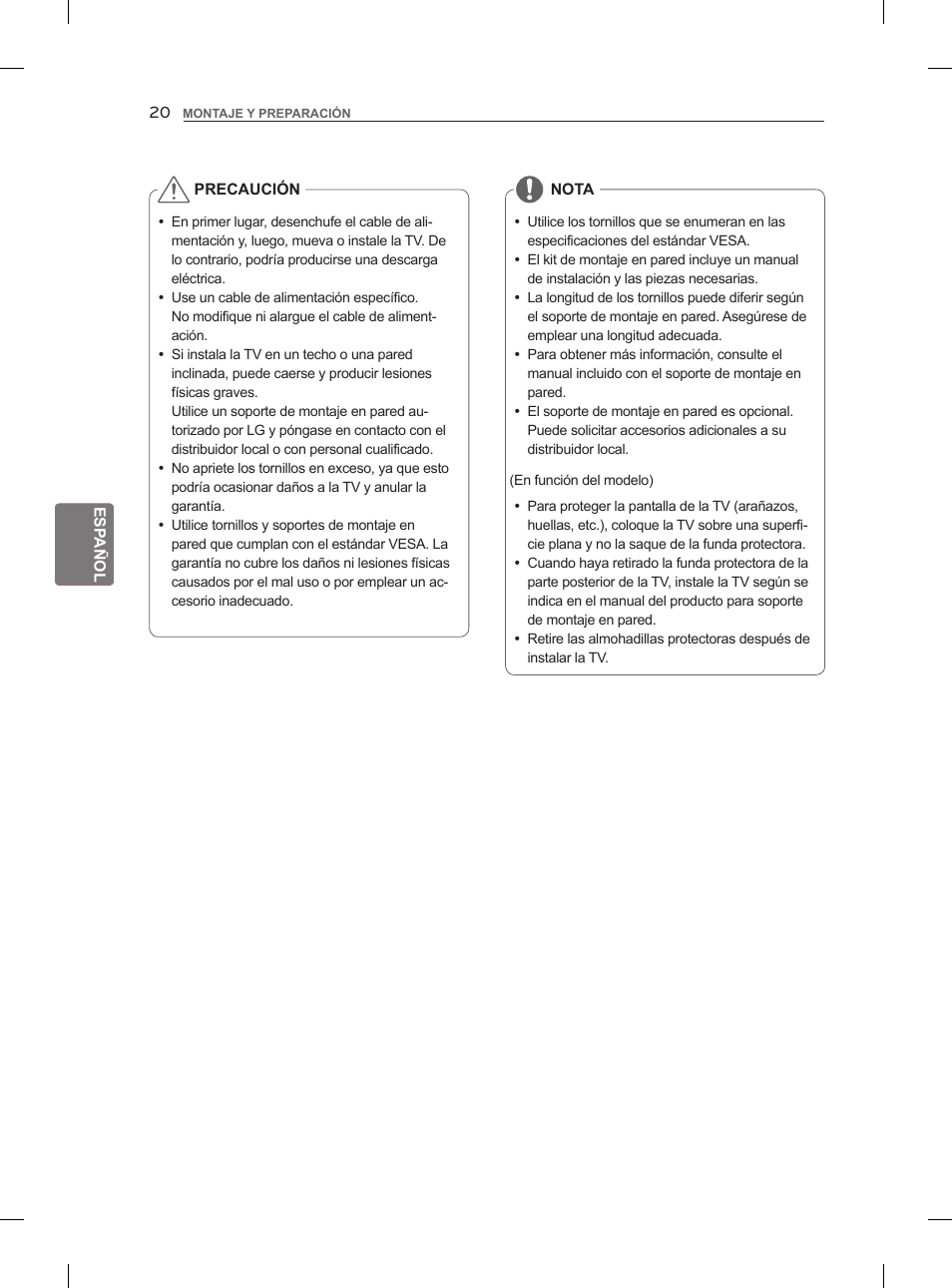 LG 42LM860V User Manual | Page 148 / 276