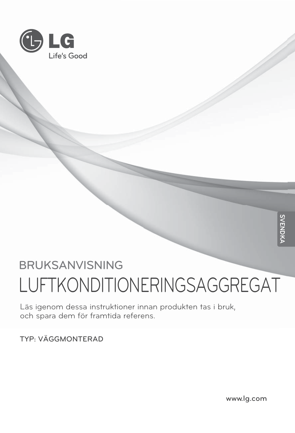Svendka, Luftkonditioneringsaggregat, Bruksanvisning | LG ARNU24GSCL2 User Manual | Page 181 / 229