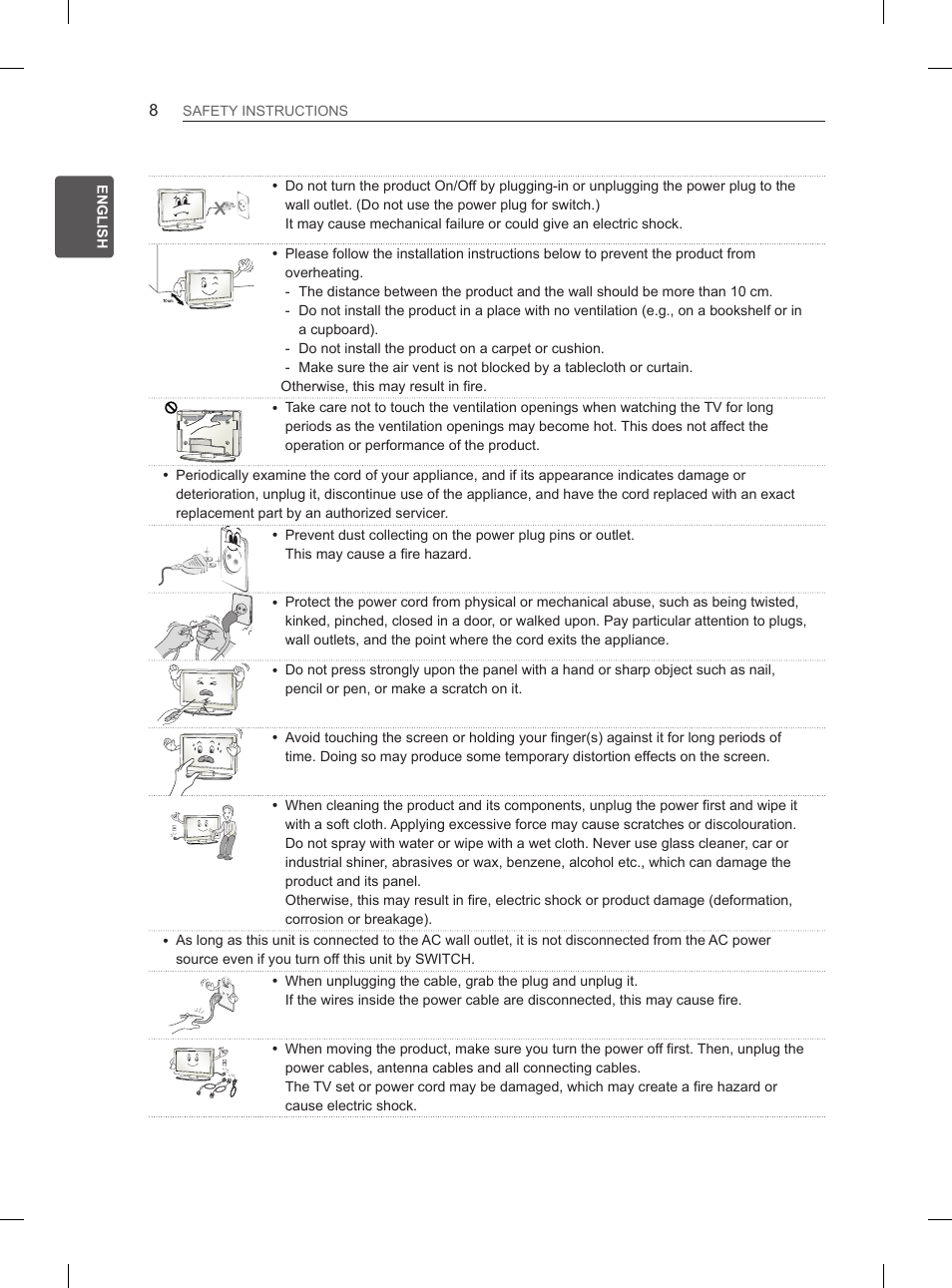 LG 47LS5600 User Manual | Page 14 / 73