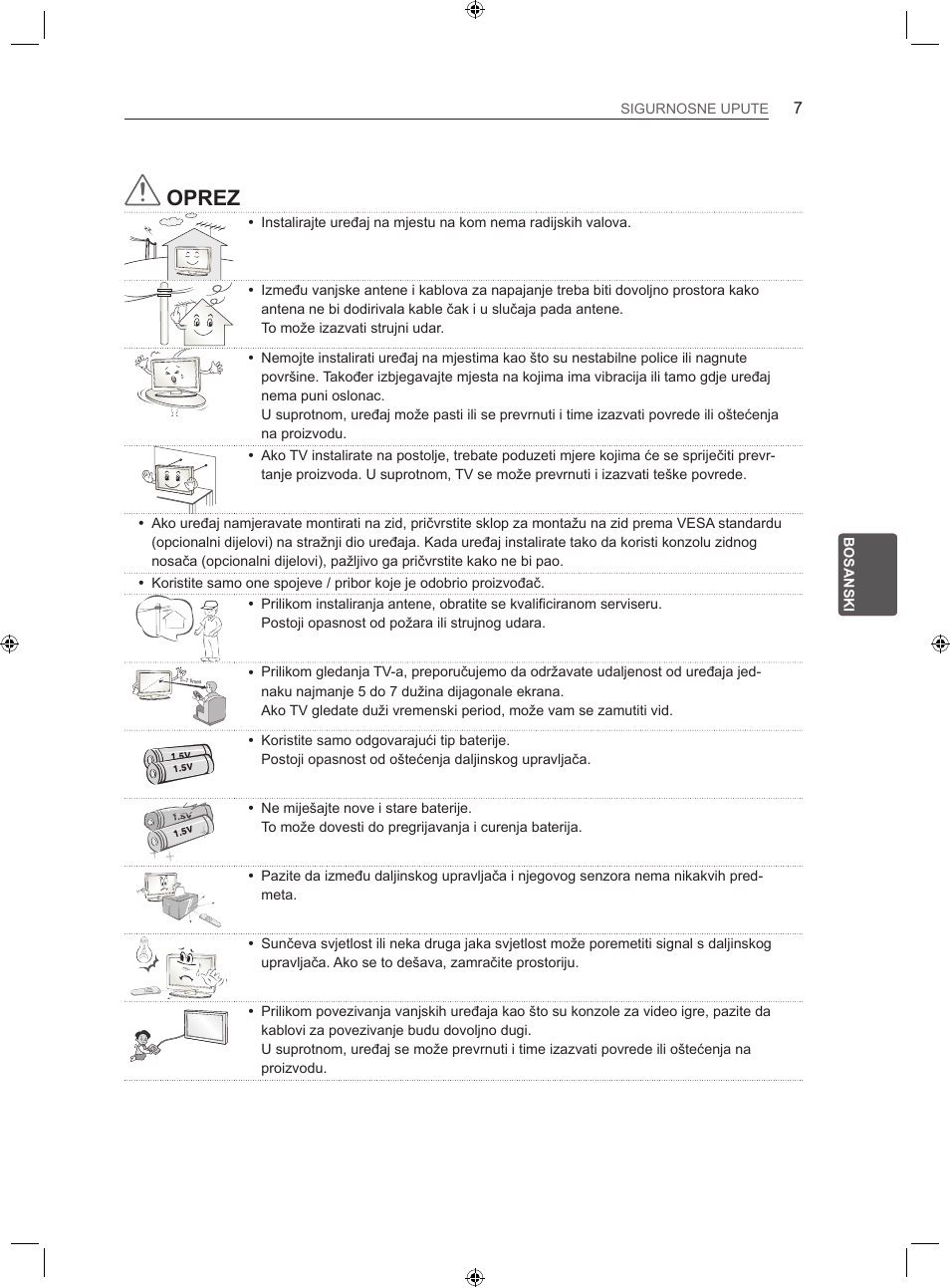 Oprez | LG LS35 User Manual | Page 294 / 365