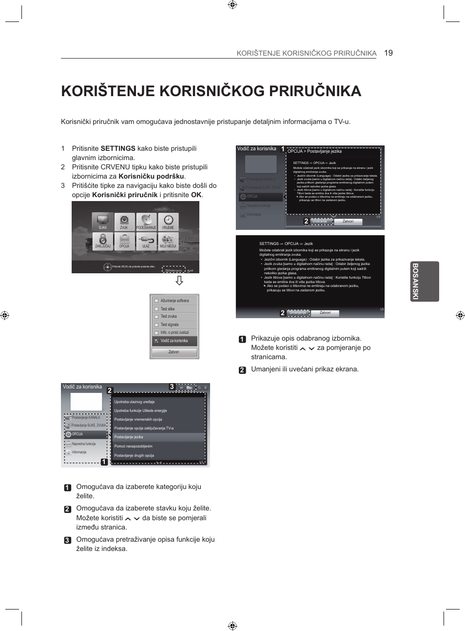 Korištenje korisničkog priručnika, Bos bosanski korištenje korisničkog priručnika | LG LS35 User Manual | Page 306 / 365