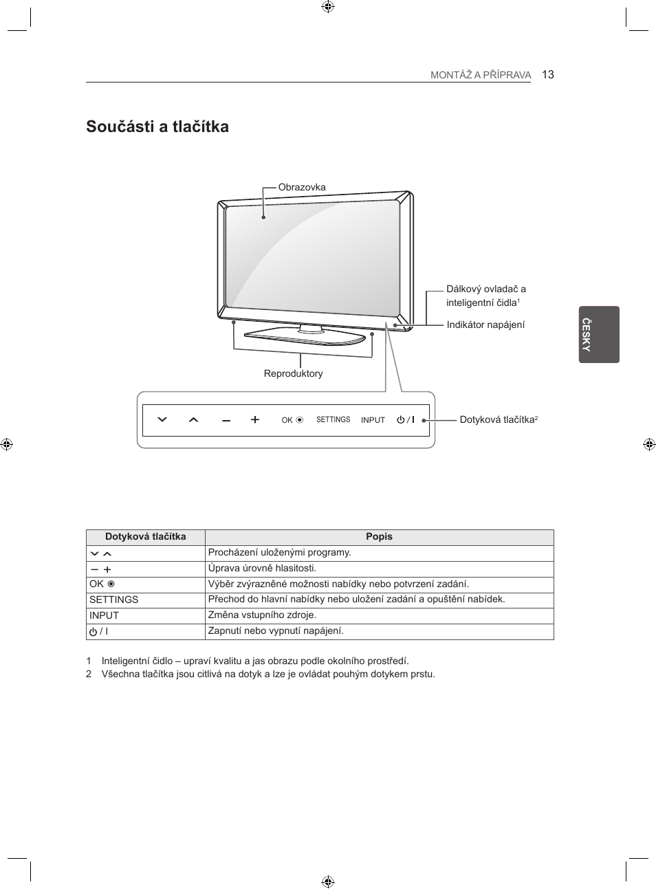Součásti a tlačítka | LG LS35 User Manual | Page 80 / 365