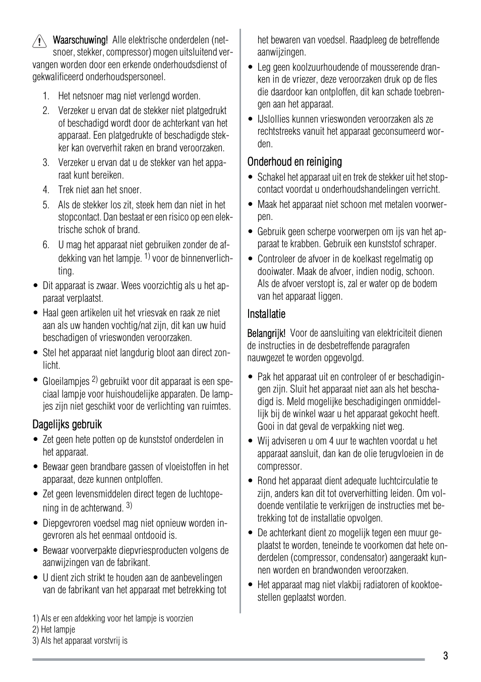 Zanussi ZRT724X User Manual | Page 3 / 52