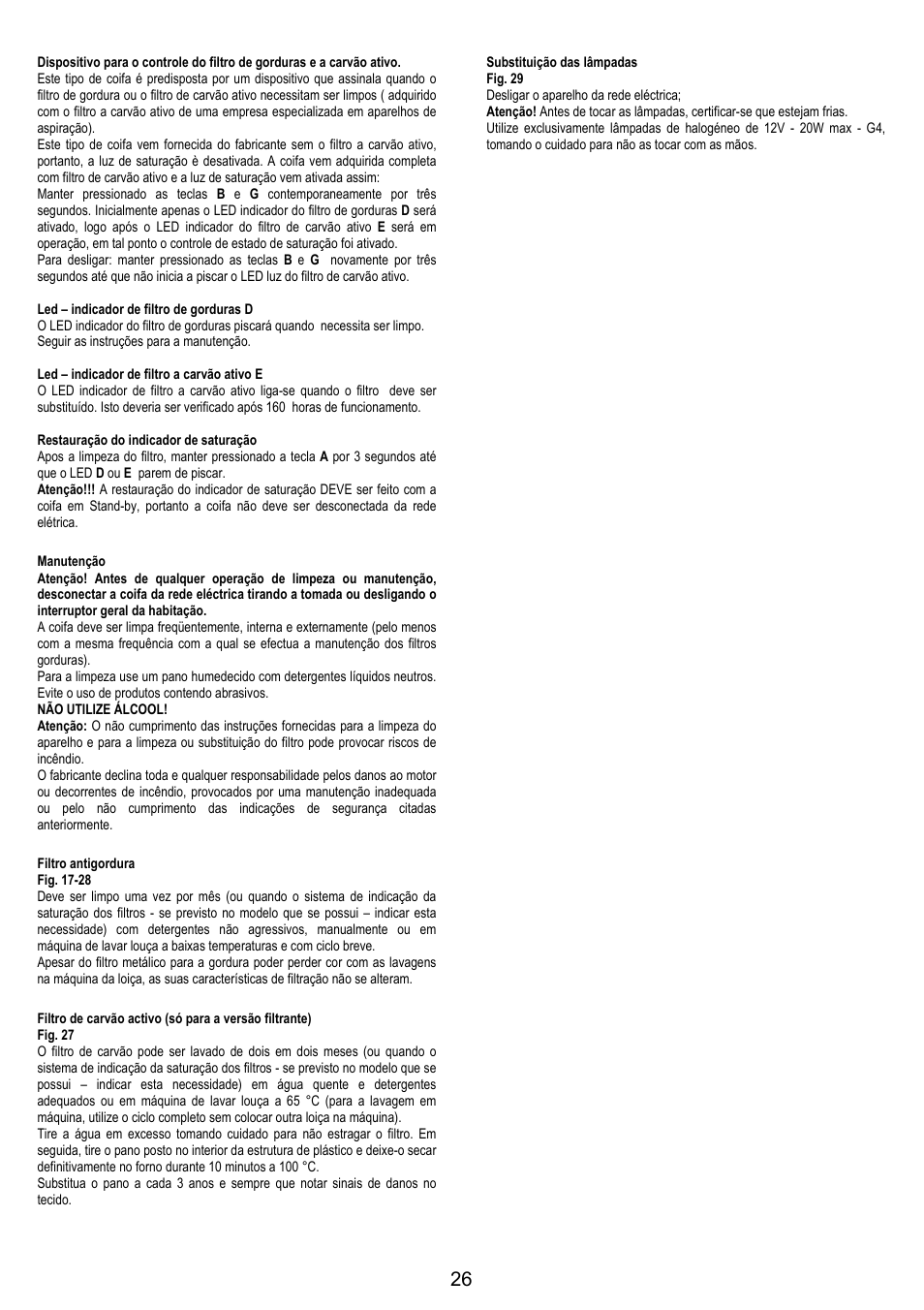 AEG DI8610-M User Manual | Page 26 / 76