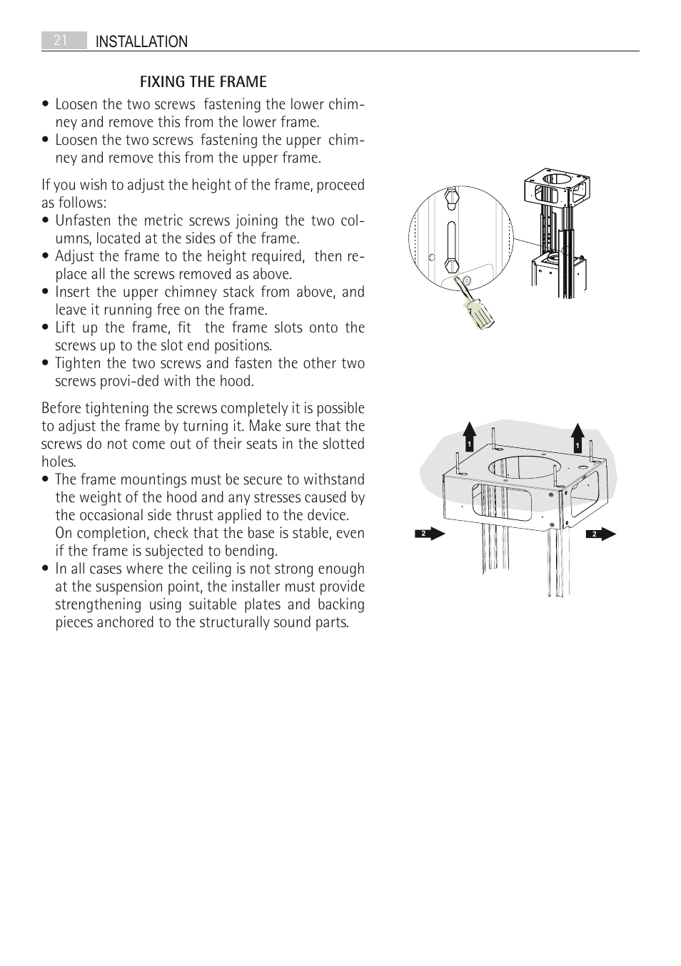 AEG DI7490-M User Manual | Page 21 / 88