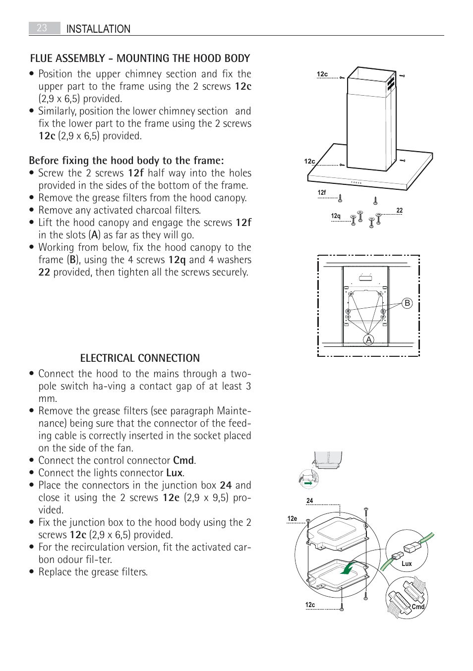 AEG DI7490-M User Manual | Page 23 / 88