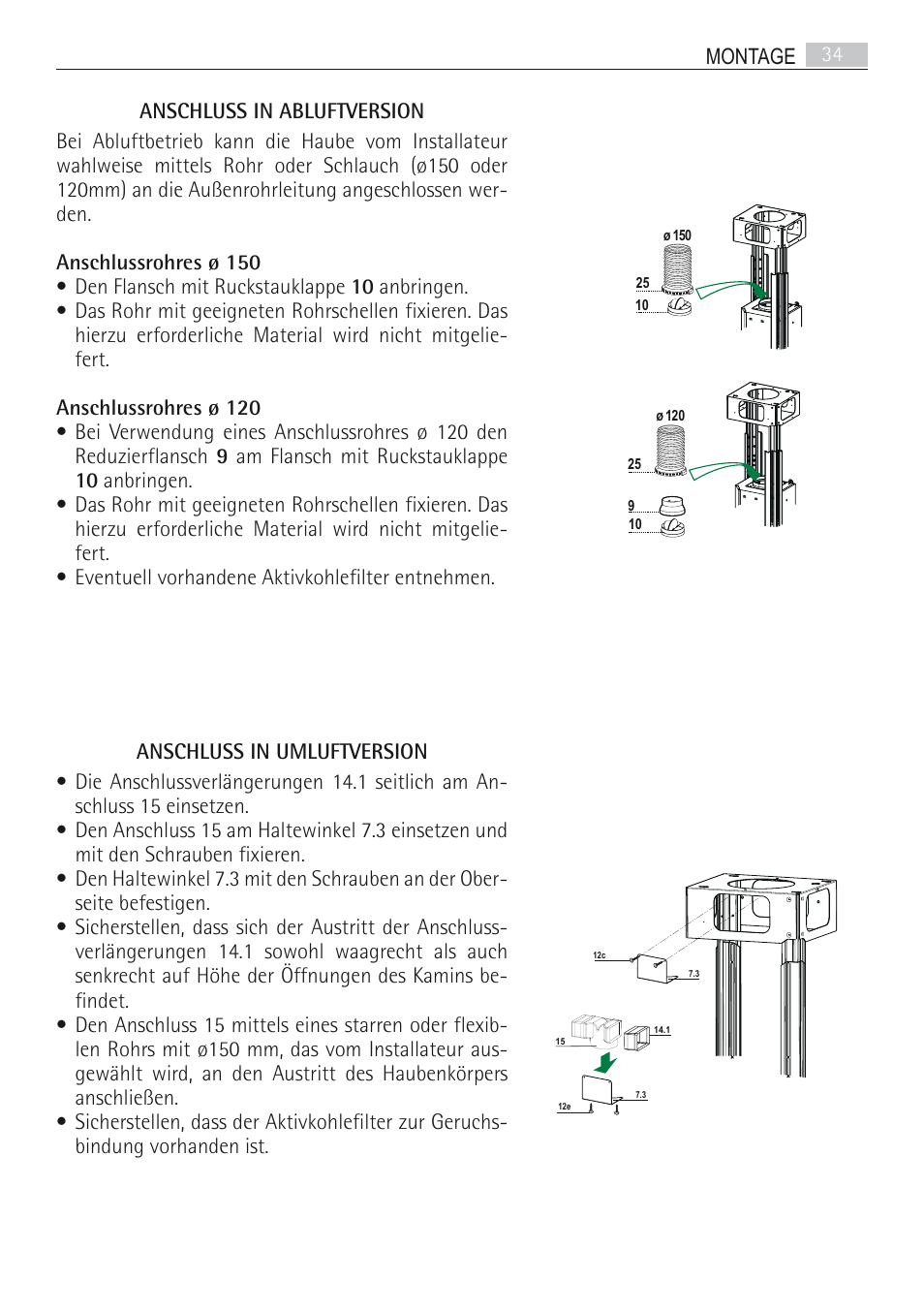 AEG DI7490-M User Manual | Page 34 / 88