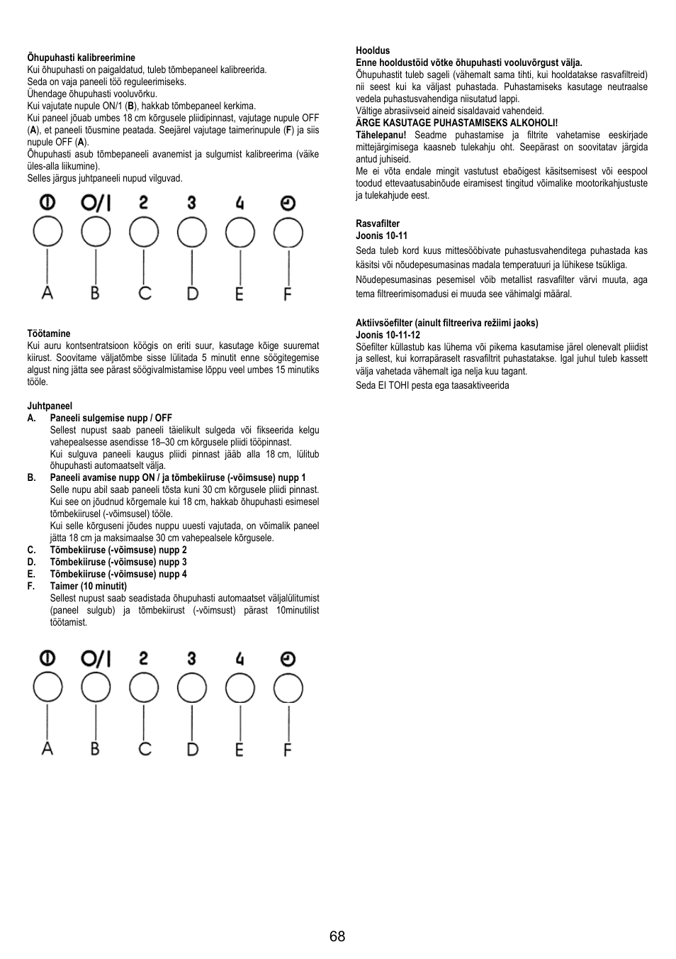 AEG DH1690-M User Manual | Page 68 / 77