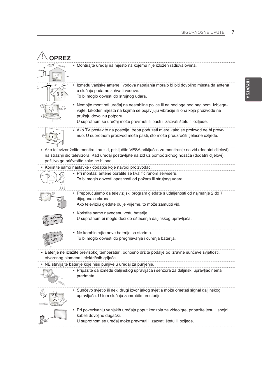 Oprez | LG 47LA6130 User Manual | Page 275 / 436