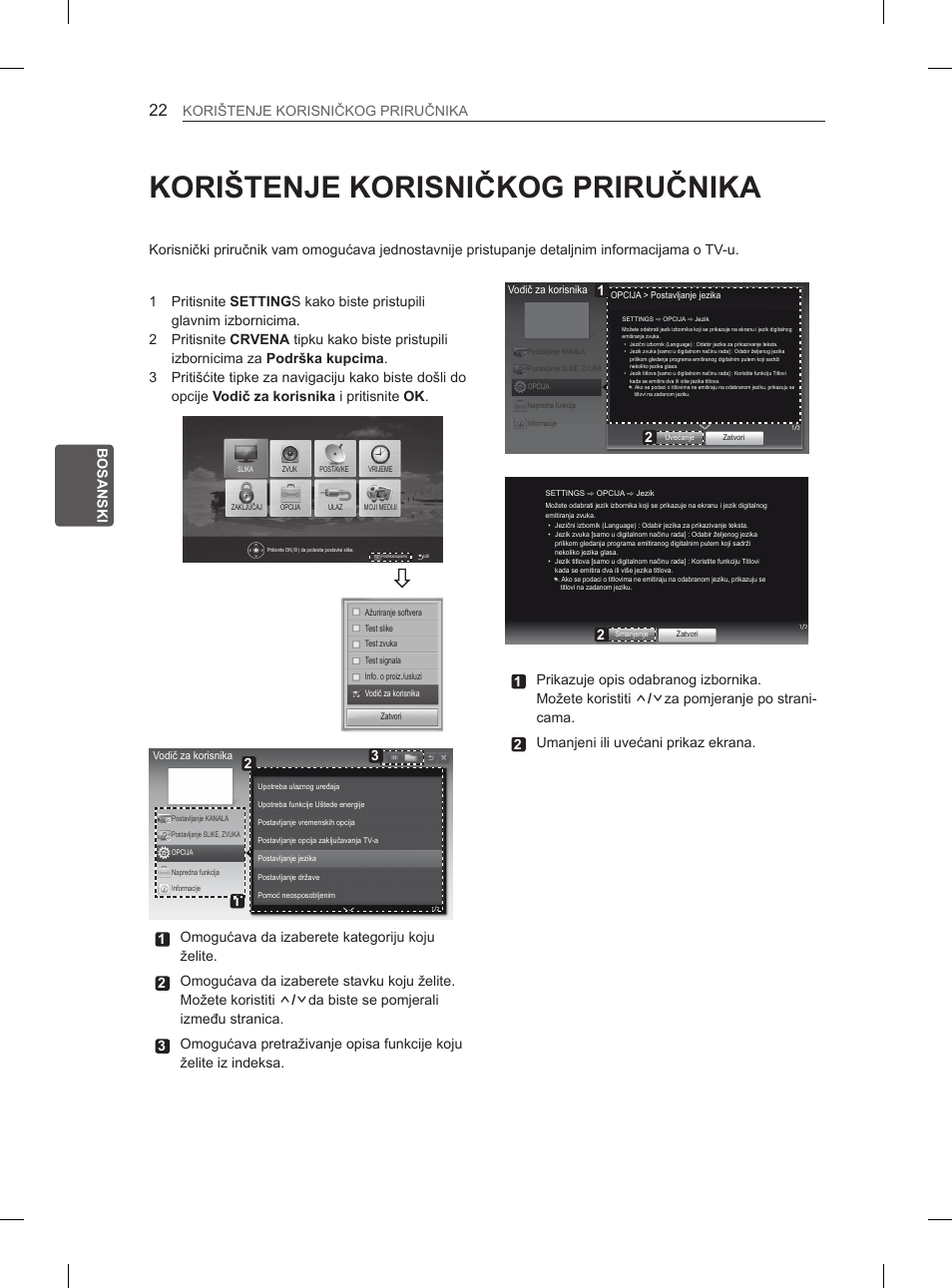 Korištenje korisničkog priručnika, Eng bosanski korištenje korisničkog priručnika | LG 47LA6130 User Manual | Page 338 / 436