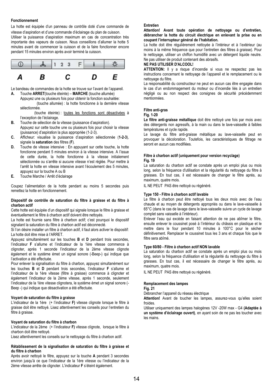 AEG DK9690-M User Manual | Page 14 / 72