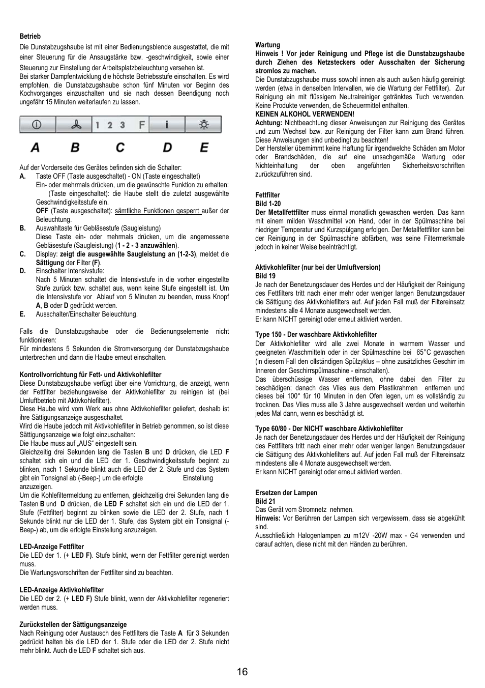 AEG DK9690-M User Manual | Page 16 / 72