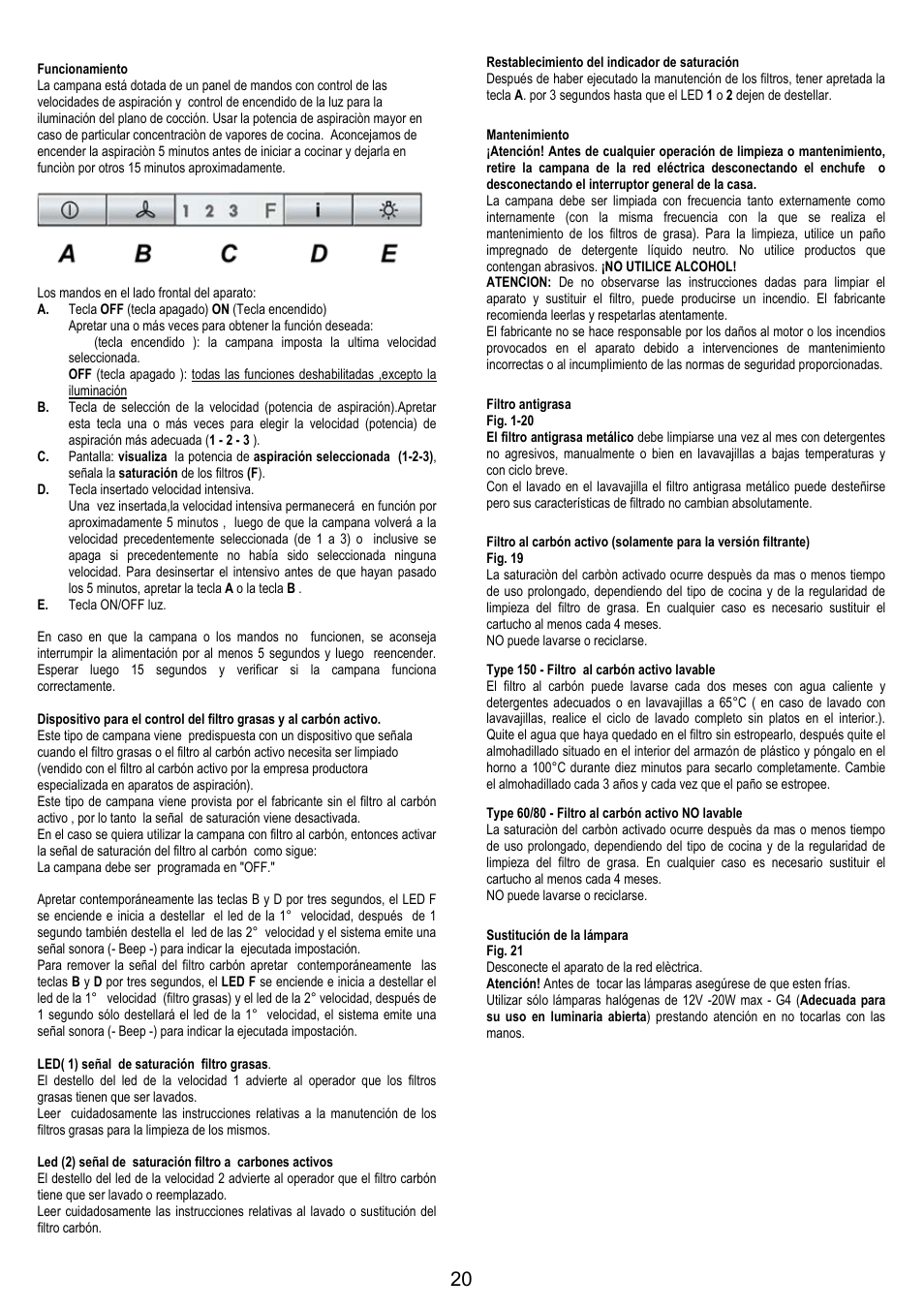 AEG DK9690-M User Manual | Page 20 / 72