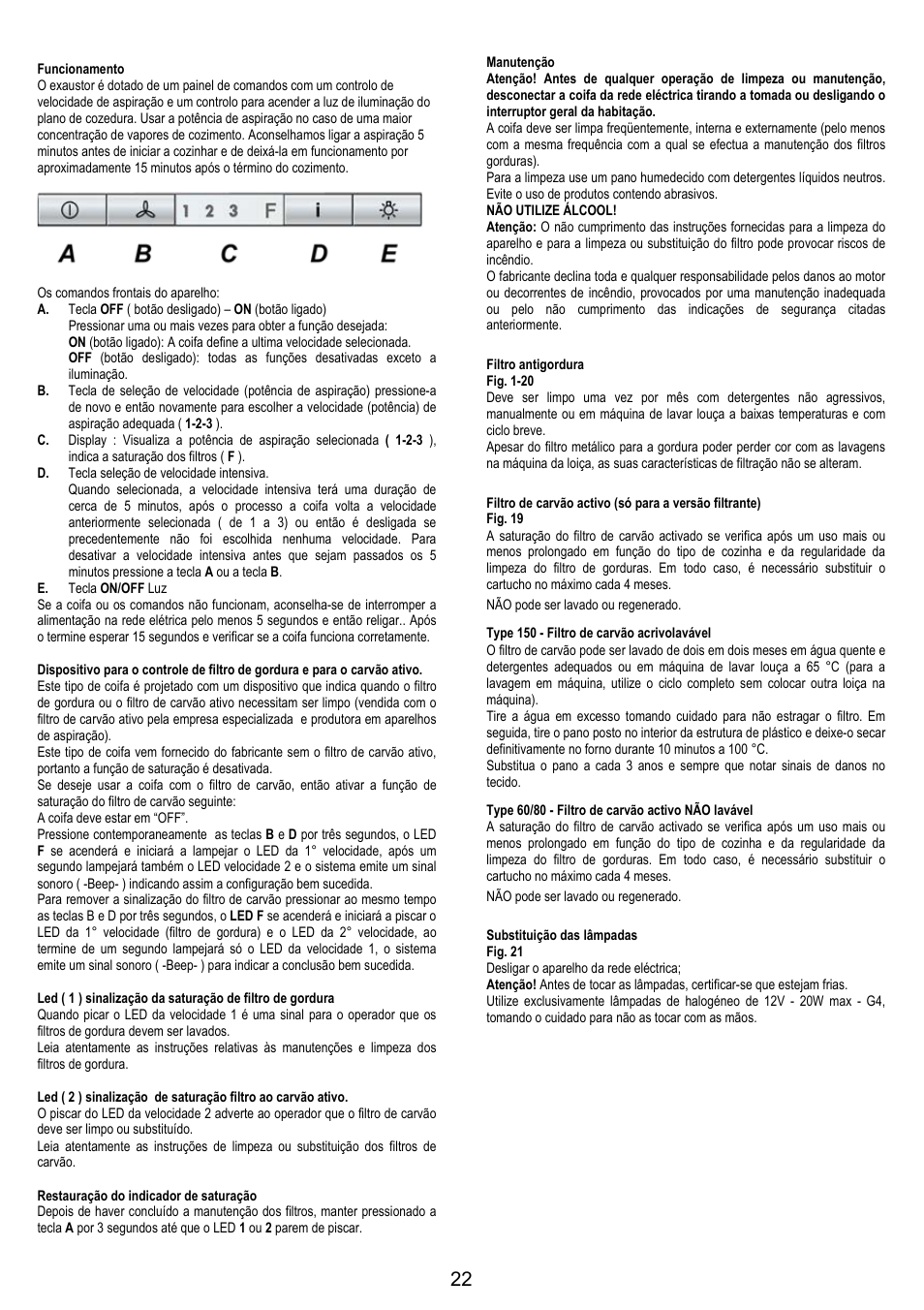 AEG DK9690-M User Manual | Page 22 / 72