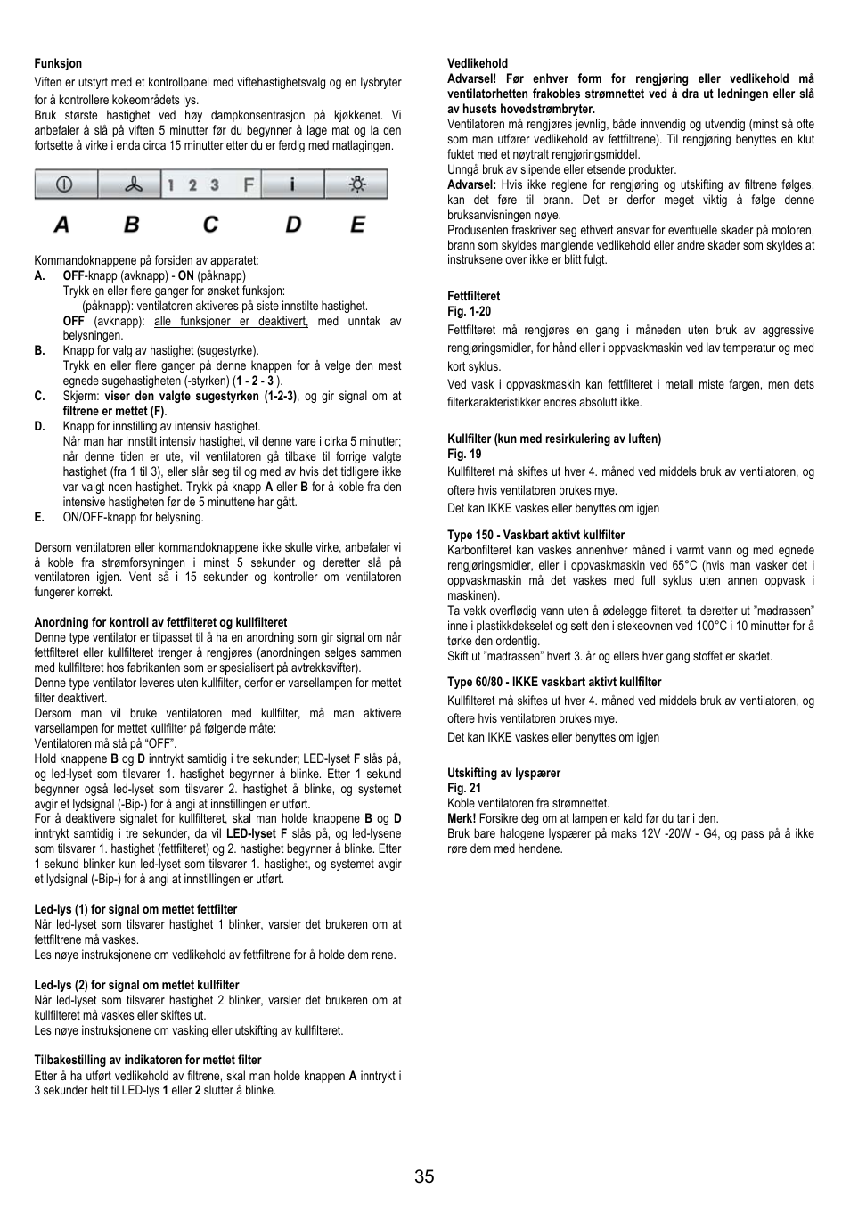 AEG DK9690-M User Manual | Page 35 / 72