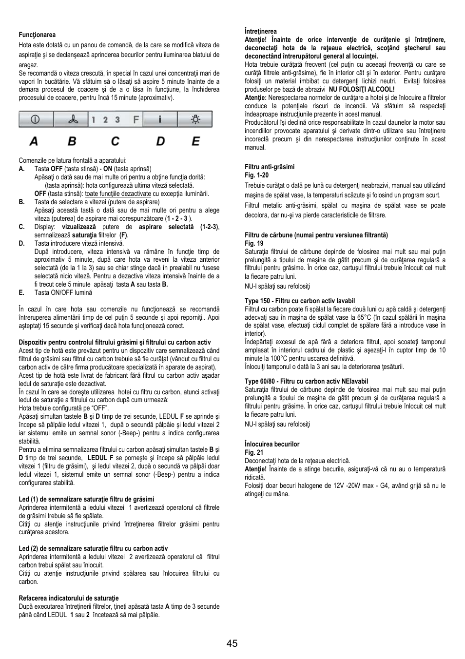 AEG DK9690-M User Manual | Page 45 / 72
