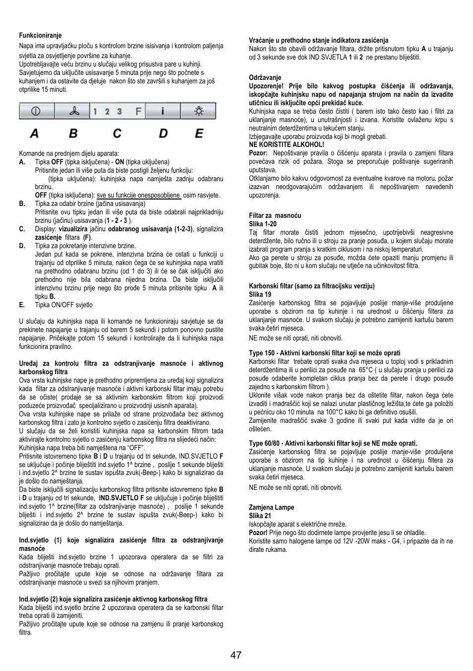 AEG DK9690-M User Manual | Page 47 / 72