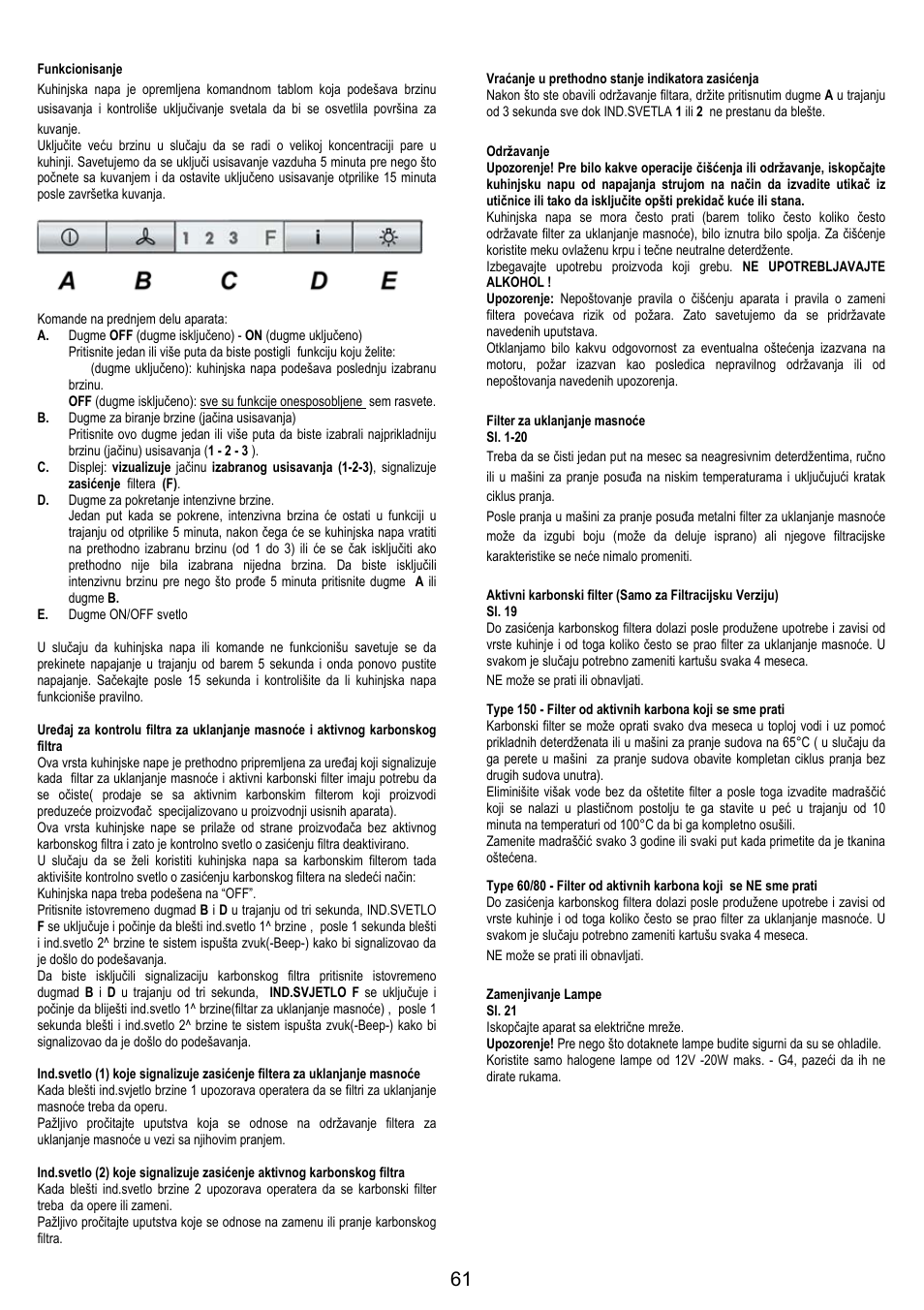 AEG DK9690-M User Manual | Page 61 / 72