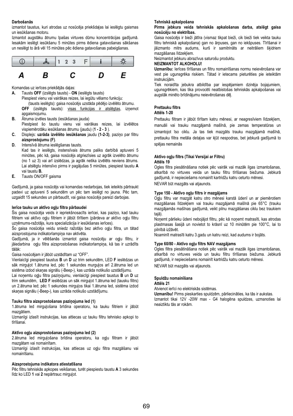 AEG DK9690-M User Manual | Page 69 / 72