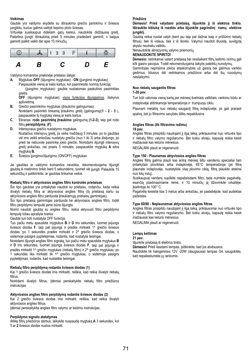 AEG DK9690-M User Manual | Page 71 / 72