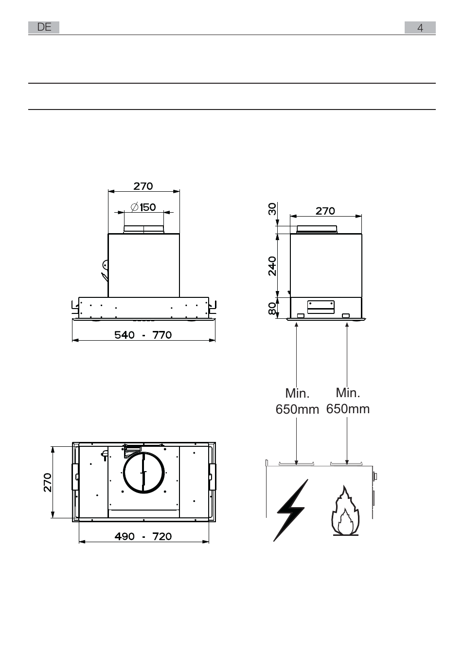 Charakteristiken | AEG DL8590-M User Manual | Page 4 / 64