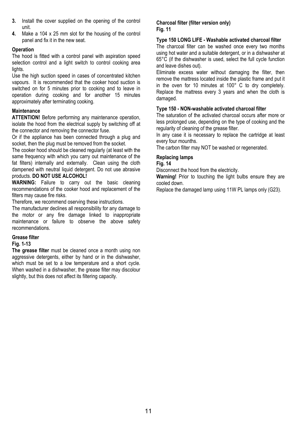 AEG DL 6250 User Manual | Page 11 / 72