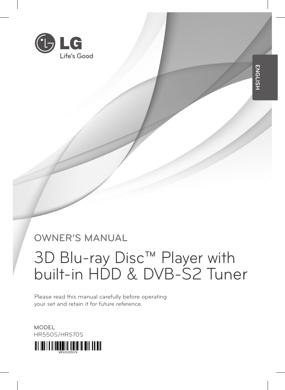 LG HR570S User Manual | 112 pages