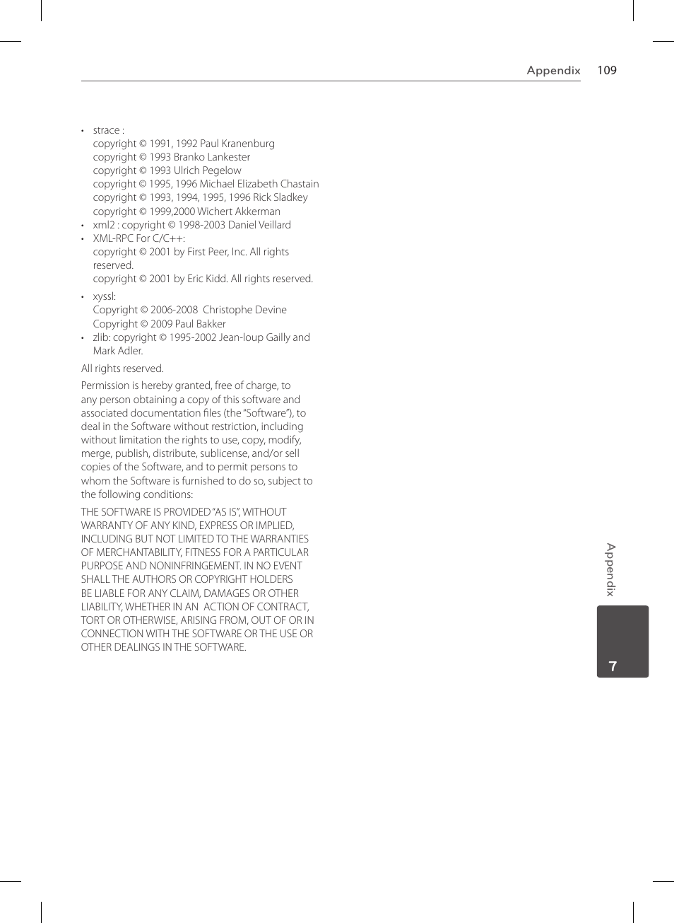 LG HR570S User Manual | Page 109 / 112