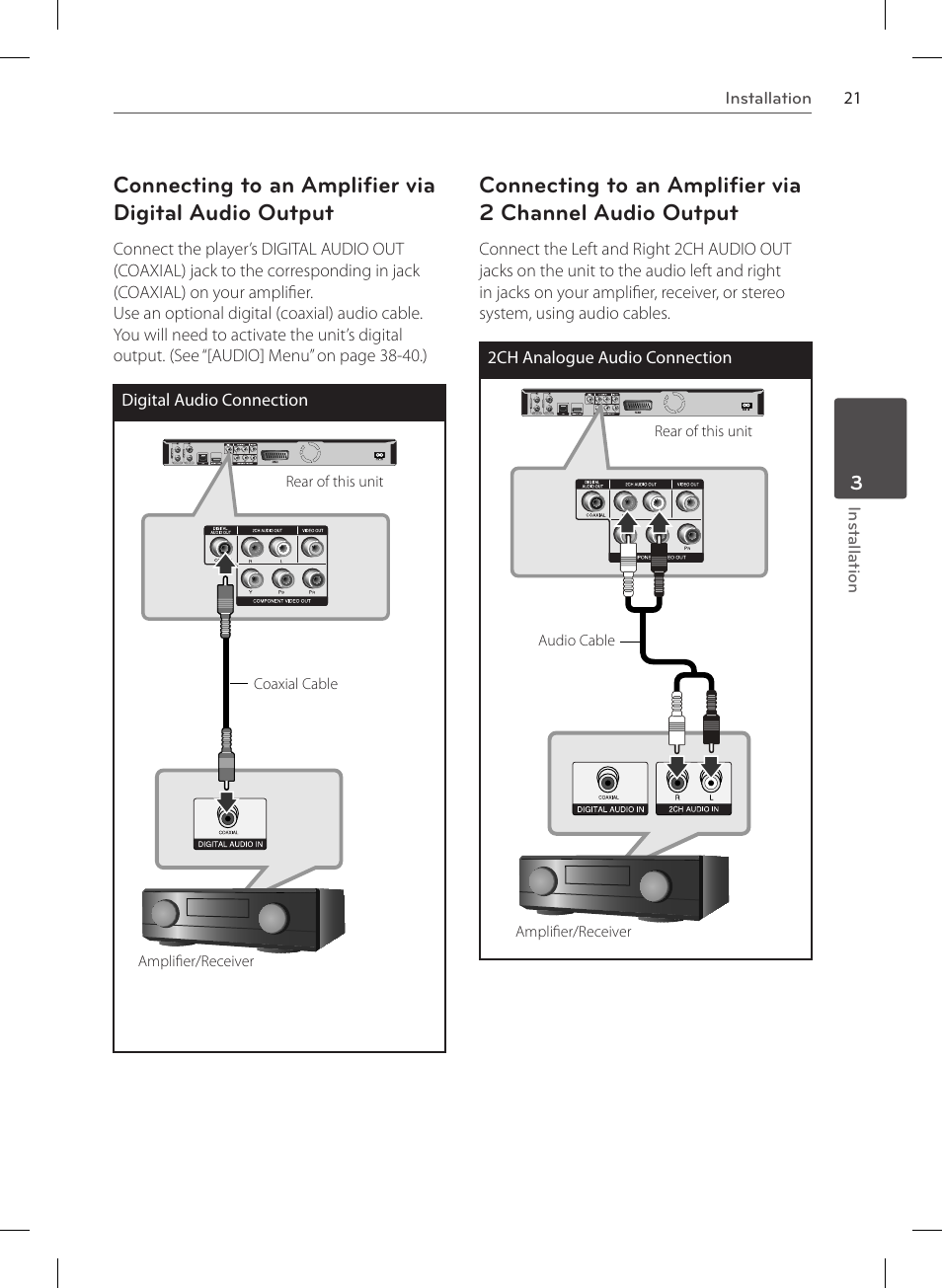 LG HR570S User Manual | Page 21 / 112