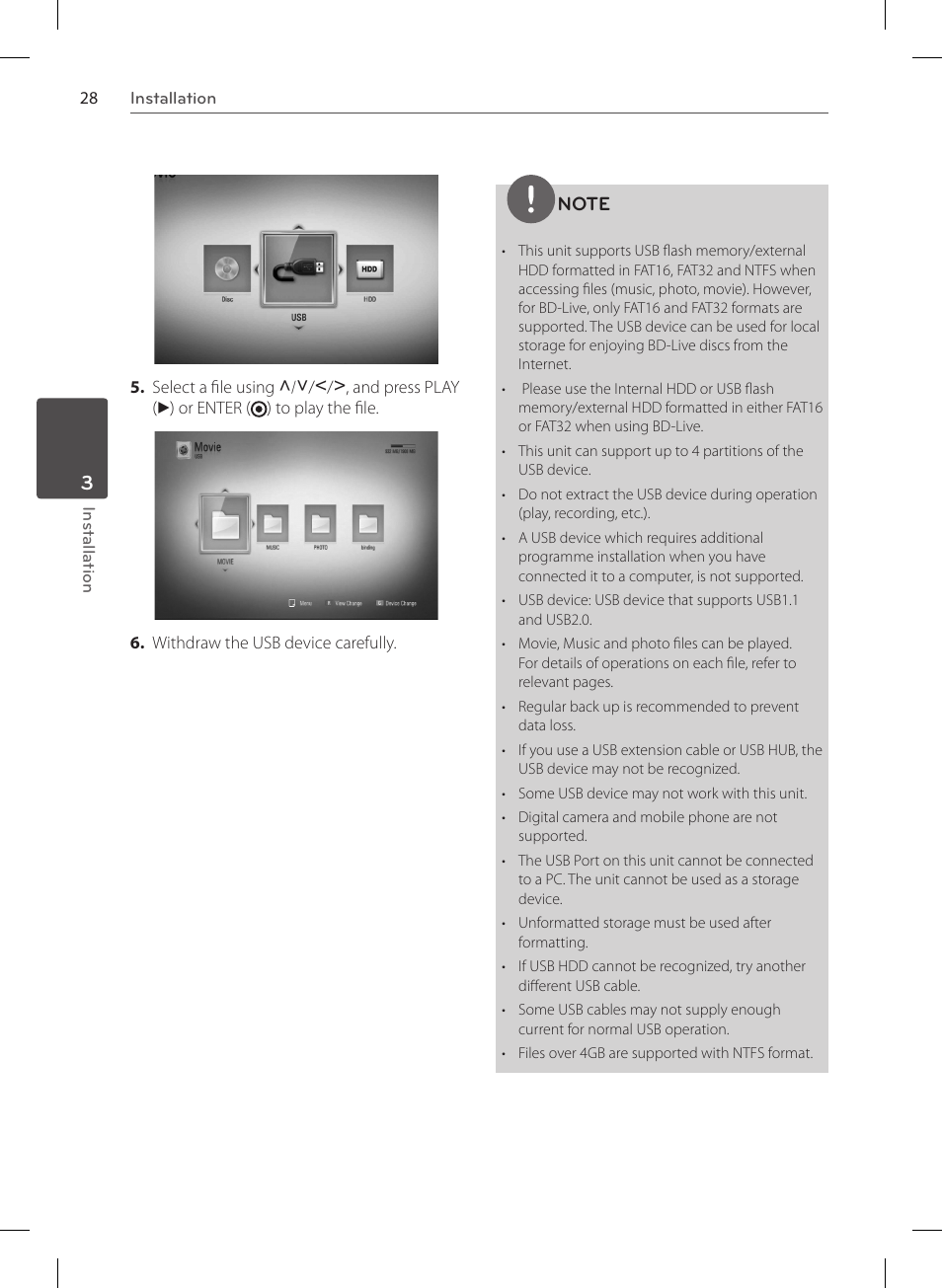 LG HR570S User Manual | Page 28 / 112