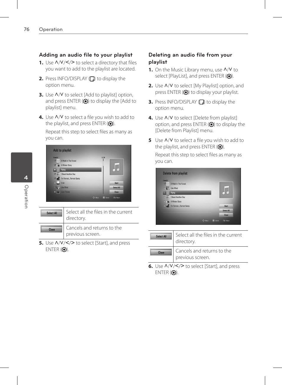 LG HR570S User Manual | Page 76 / 112