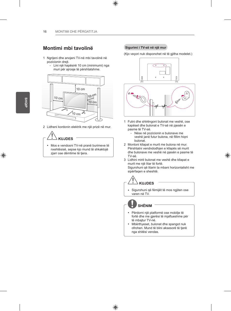 Montimi mbi tavolinë | LG 32LB5700 User Manual | Page 315 / 395