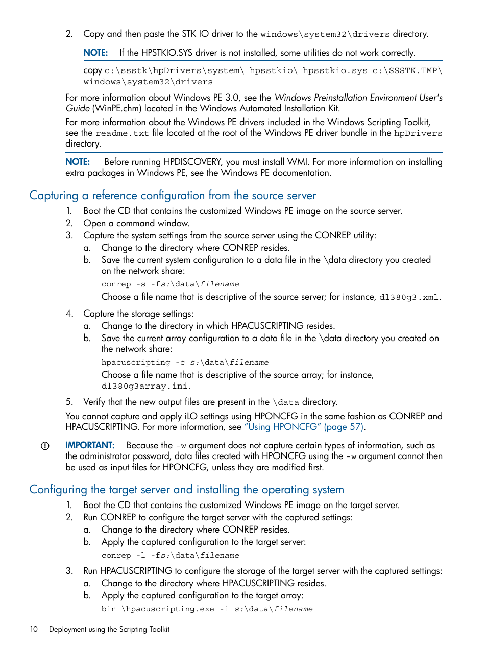 HP ProLiant DL380 Server User Manual | Page 10 / 67