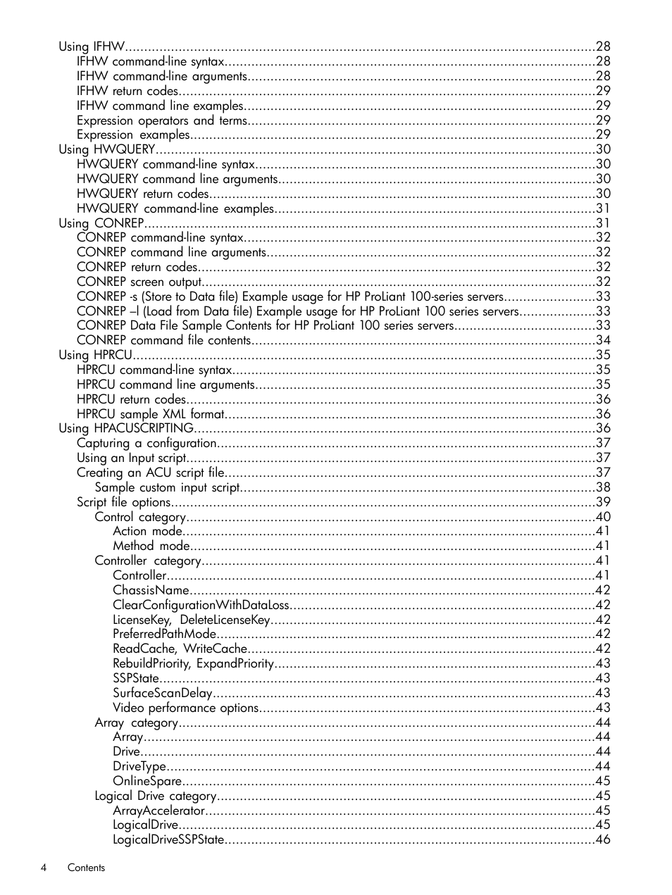 HP ProLiant DL380 Server User Manual | Page 4 / 67