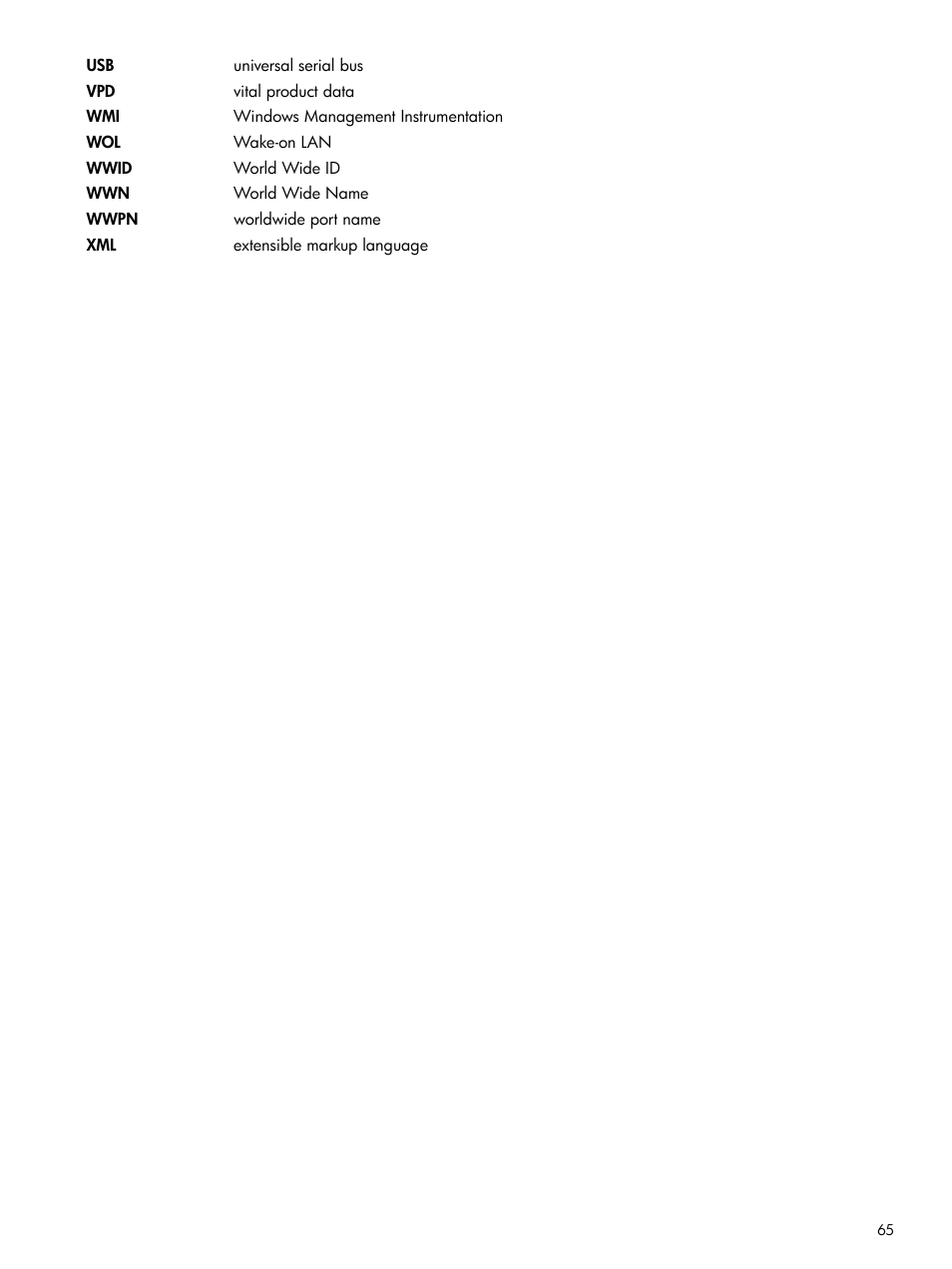 HP ProLiant DL380 Server User Manual | Page 65 / 67