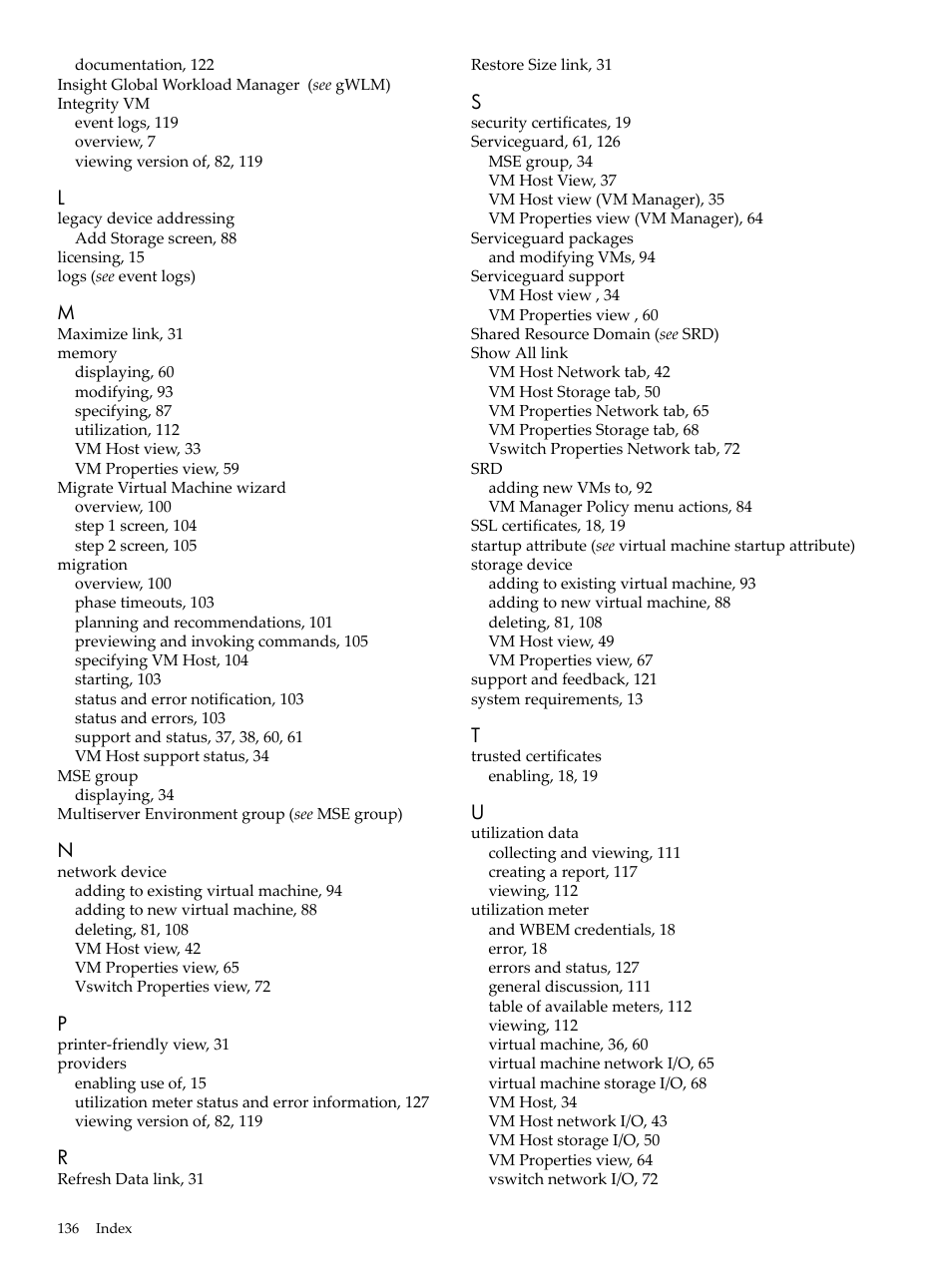HP Matrix Operating Environment Software User Manual | Page 136 / 138