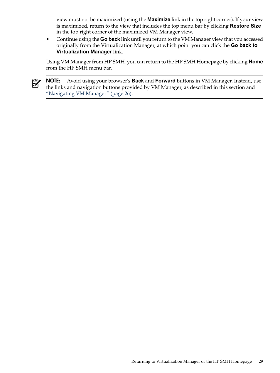 HP Matrix Operating Environment Software User Manual | Page 29 / 138