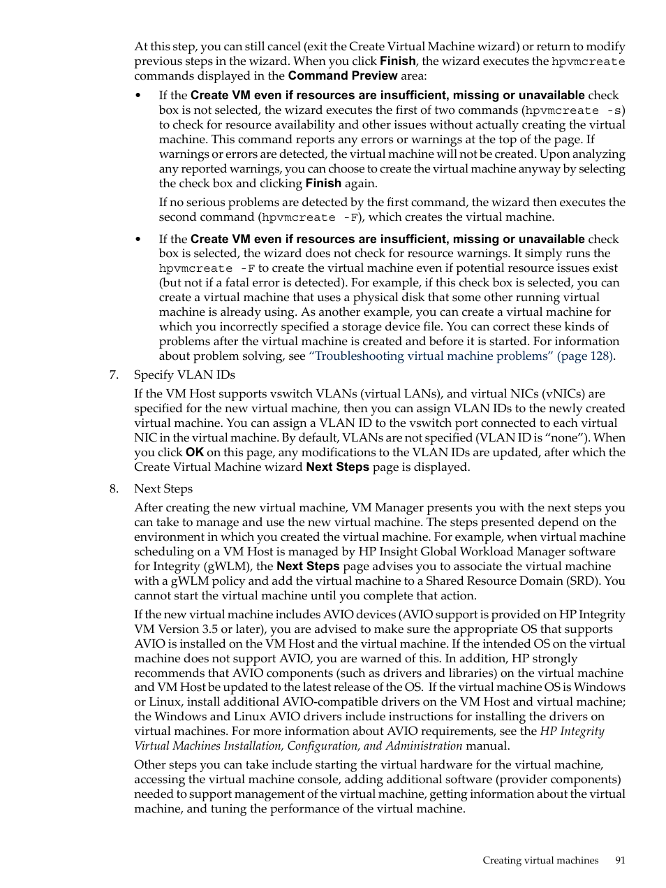 HP Matrix Operating Environment Software User Manual | Page 91 / 138