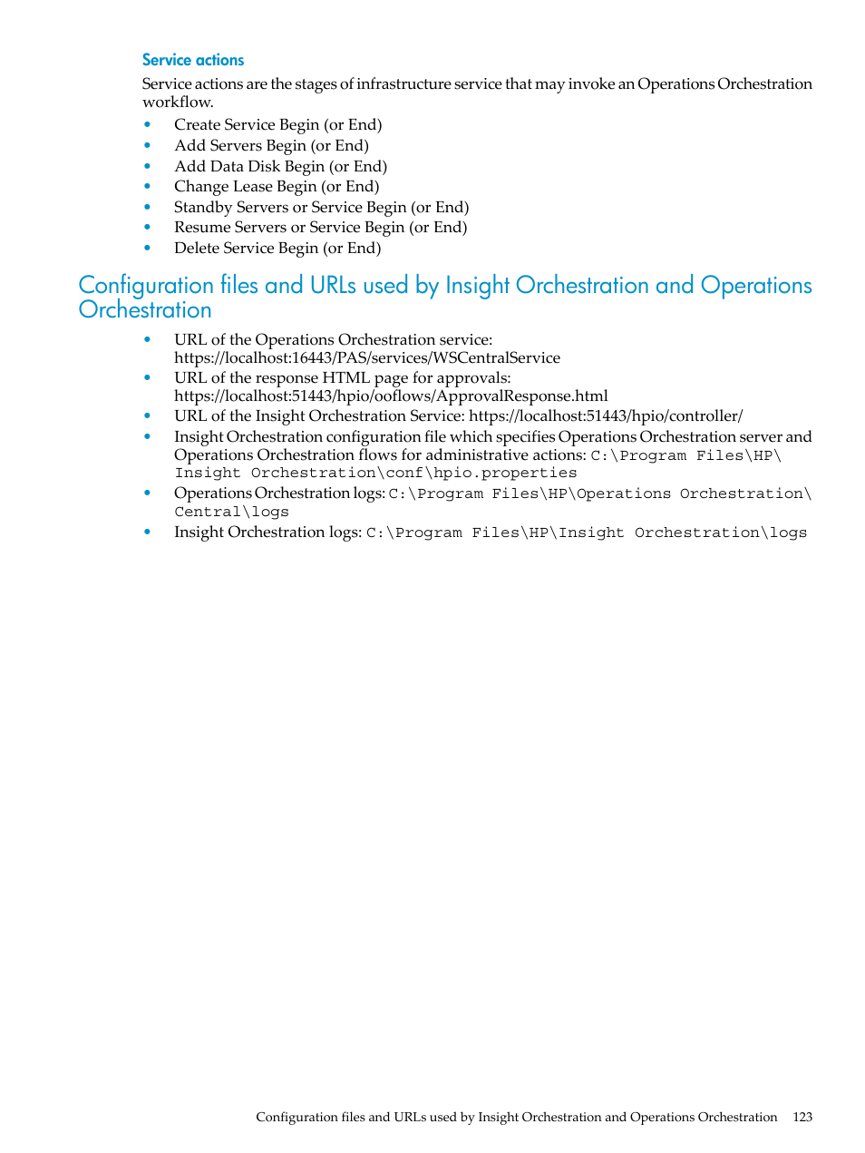 HP Matrix Operating Environment Software User Manual | Page 123 / 128