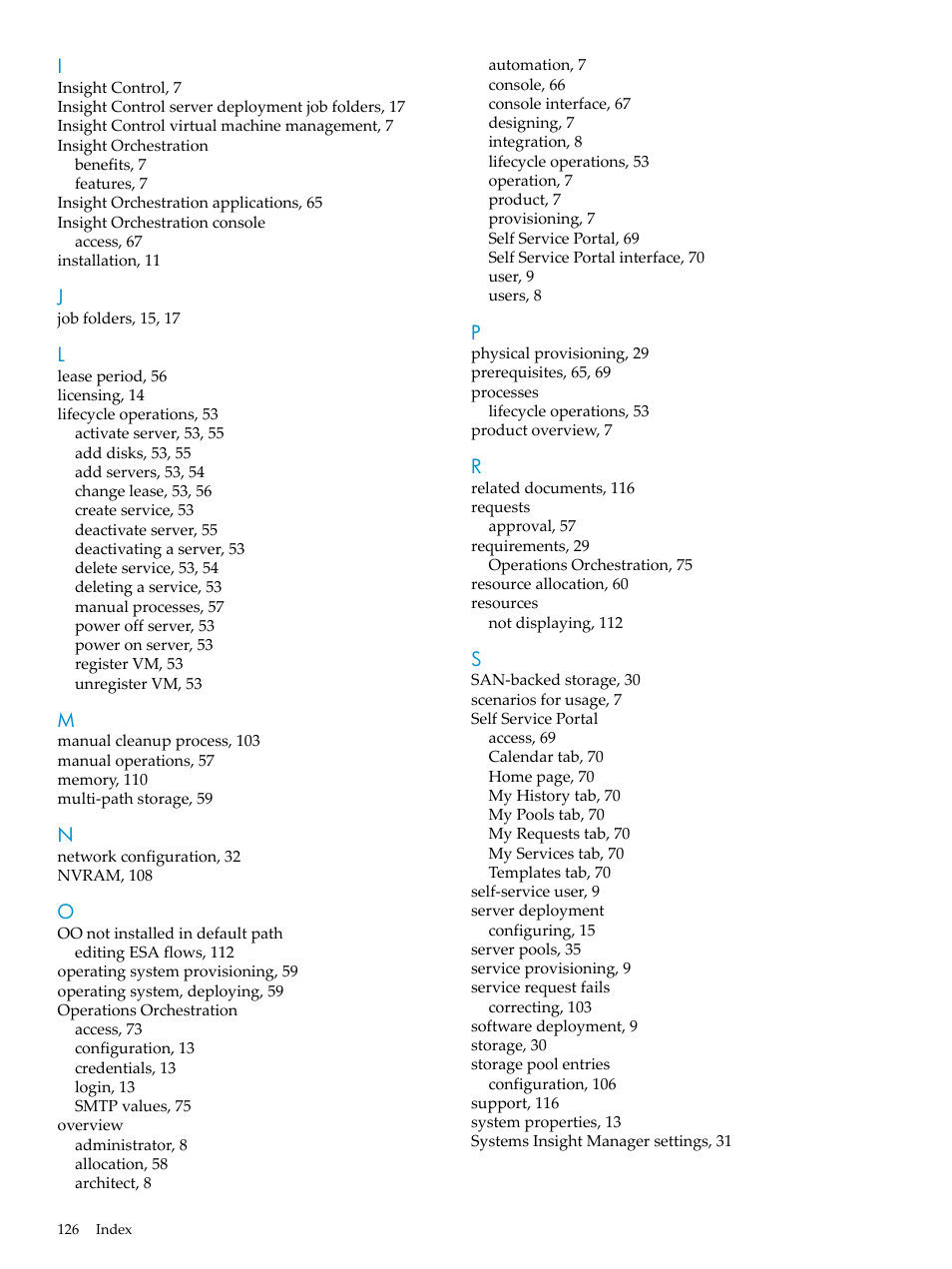 HP Matrix Operating Environment Software User Manual | Page 126 / 128