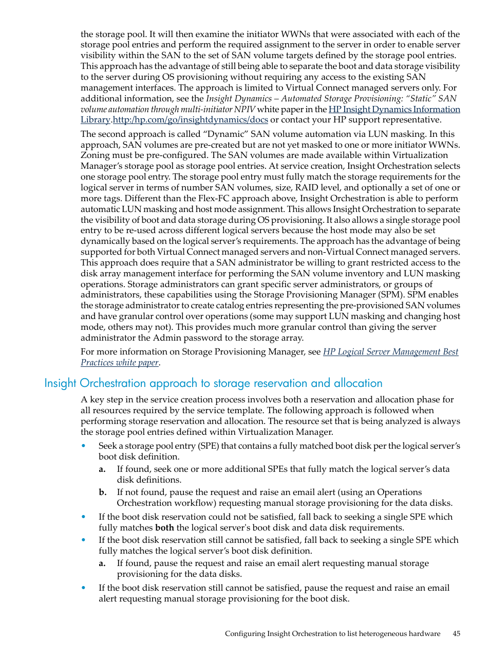 HP Matrix Operating Environment Software User Manual | Page 45 / 128