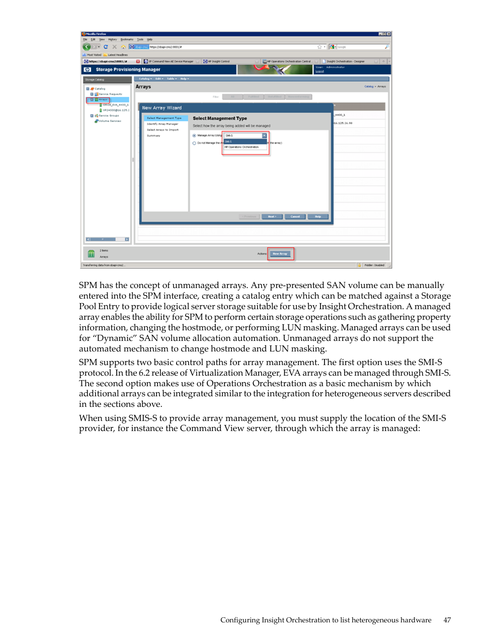 HP Matrix Operating Environment Software User Manual | Page 47 / 128