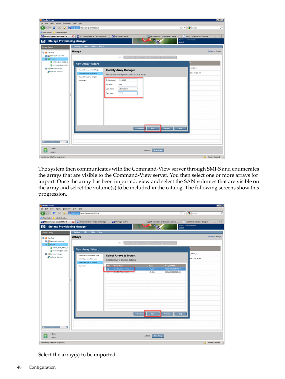 HP Matrix Operating Environment Software User Manual | Page 48 / 128