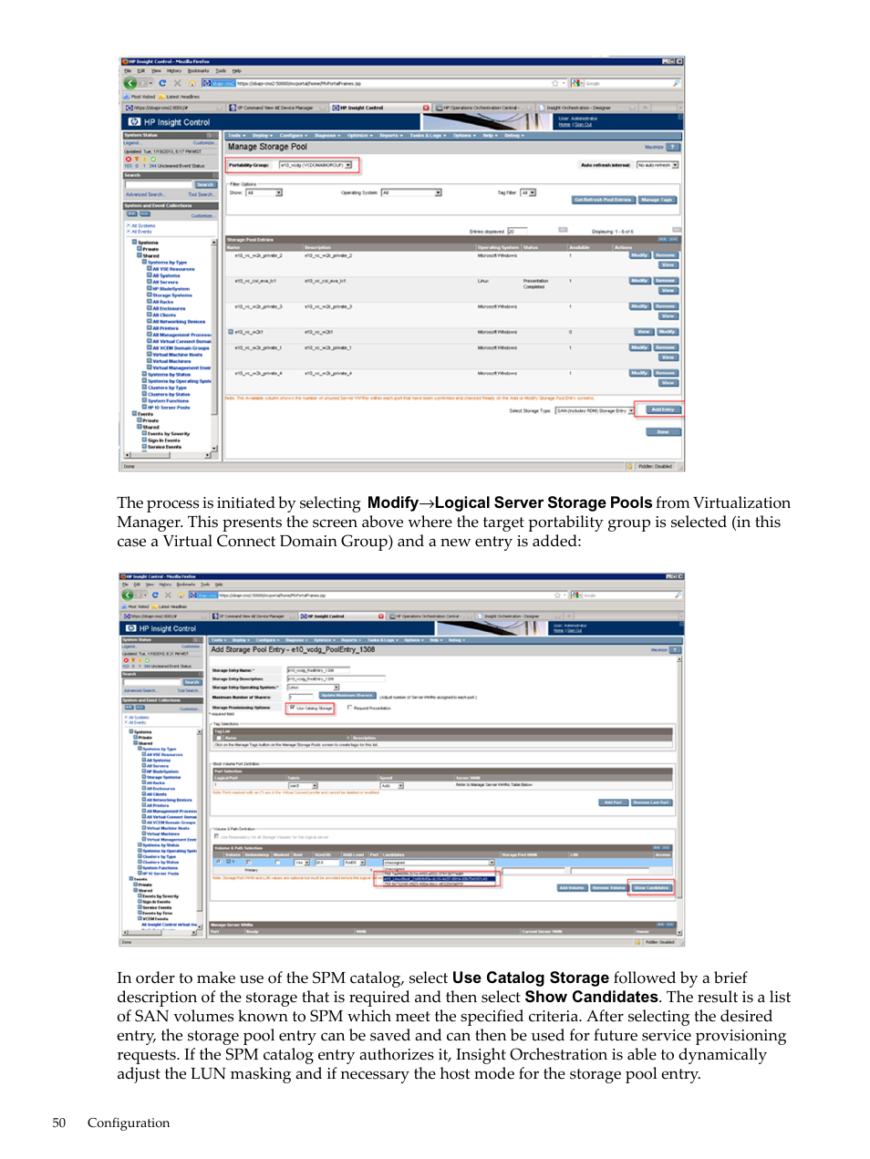 HP Matrix Operating Environment Software User Manual | Page 50 / 128