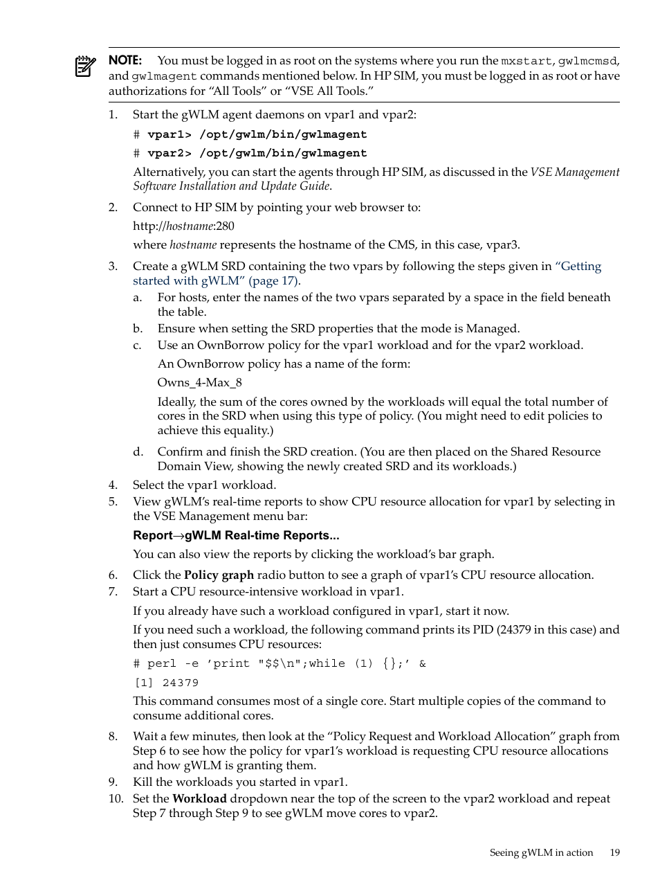 HP Matrix Operating Environment Software User Manual | Page 19 / 68