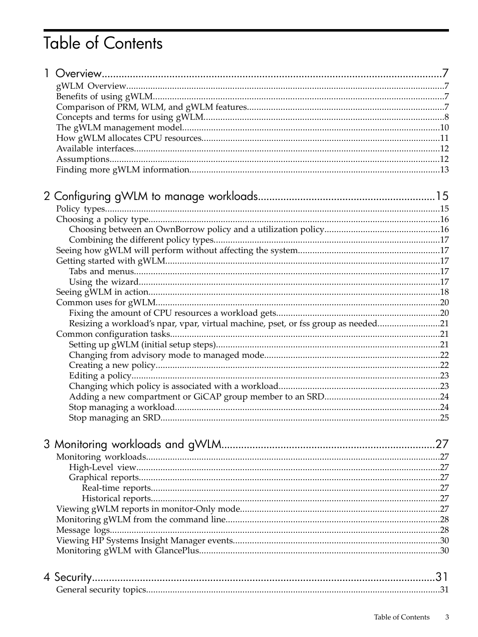 HP Matrix Operating Environment Software User Manual | Page 3 / 68