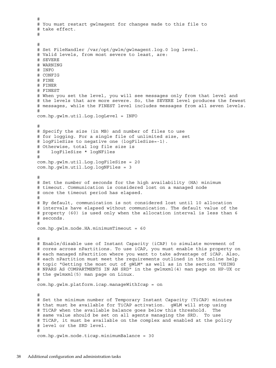 HP Matrix Operating Environment Software User Manual | Page 38 / 68