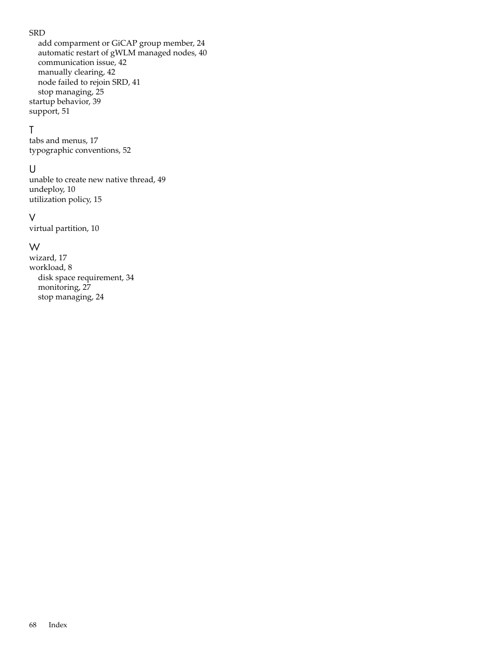 HP Matrix Operating Environment Software User Manual | Page 68 / 68