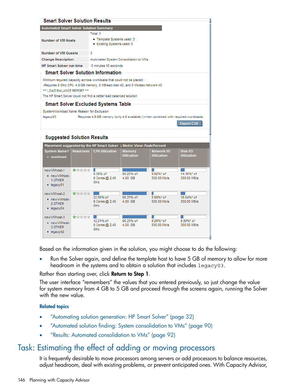 HP Matrix Operating Environment Software User Manual | Page 146 / 239