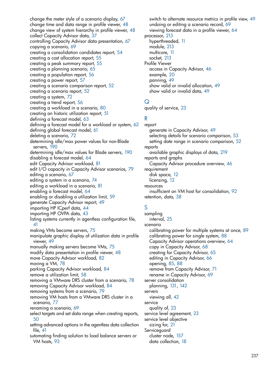 HP Matrix Operating Environment Software User Manual | Page 237 / 239